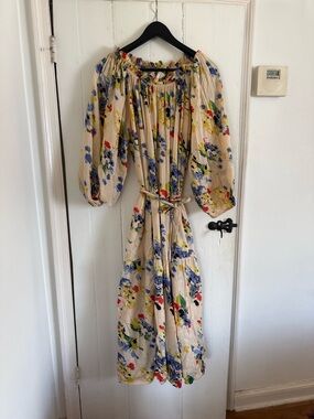 The Great flowered midi dress